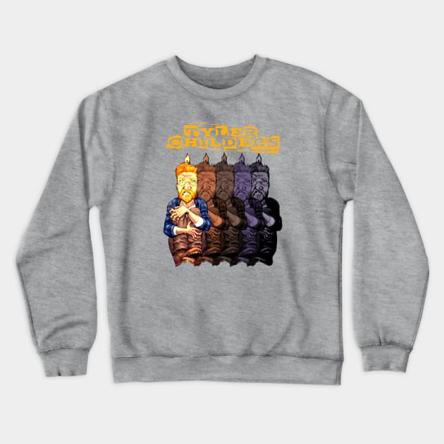 Tyler childers effect Crewneck Sweatshirt by Jombloefek